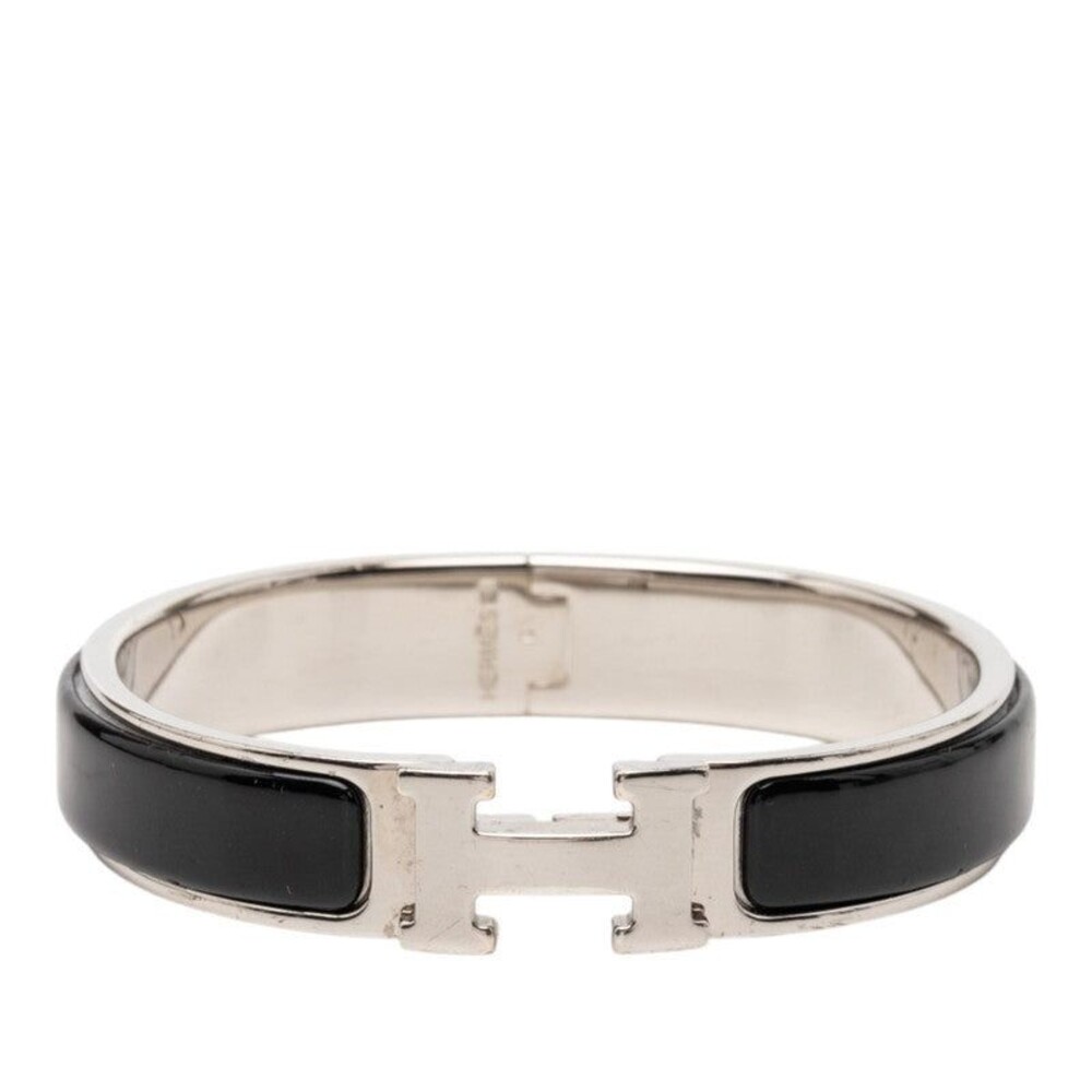 Hermes Clic H PM Bracelet Metal Enamel Silver